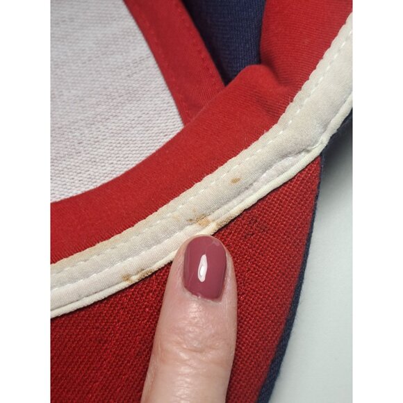 Vintage Nike 6-Panel Flex Fit Hat Red White Blue Swoosh Logo Just Do It Collect - Picture 9 of 10